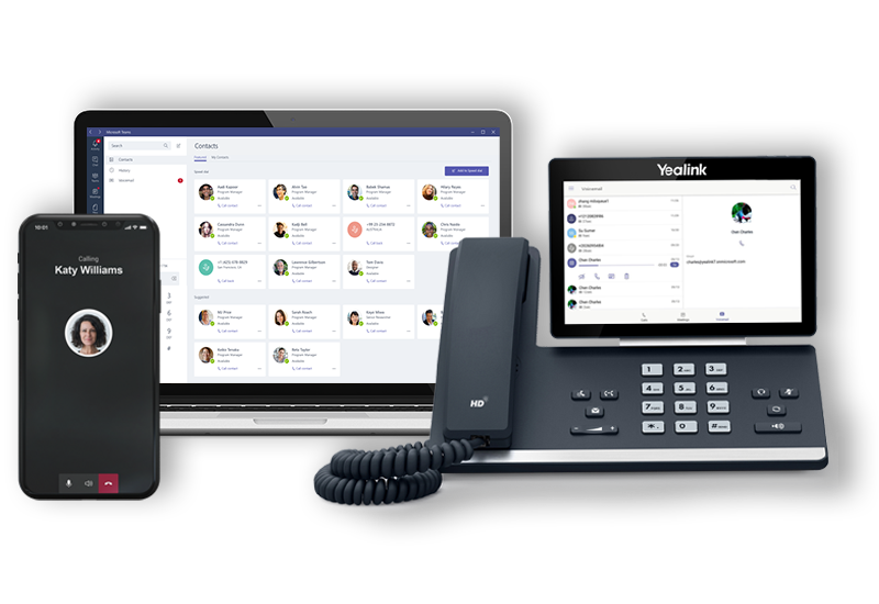 Make and receive calls from anywhere with Teams Cloud Phone System