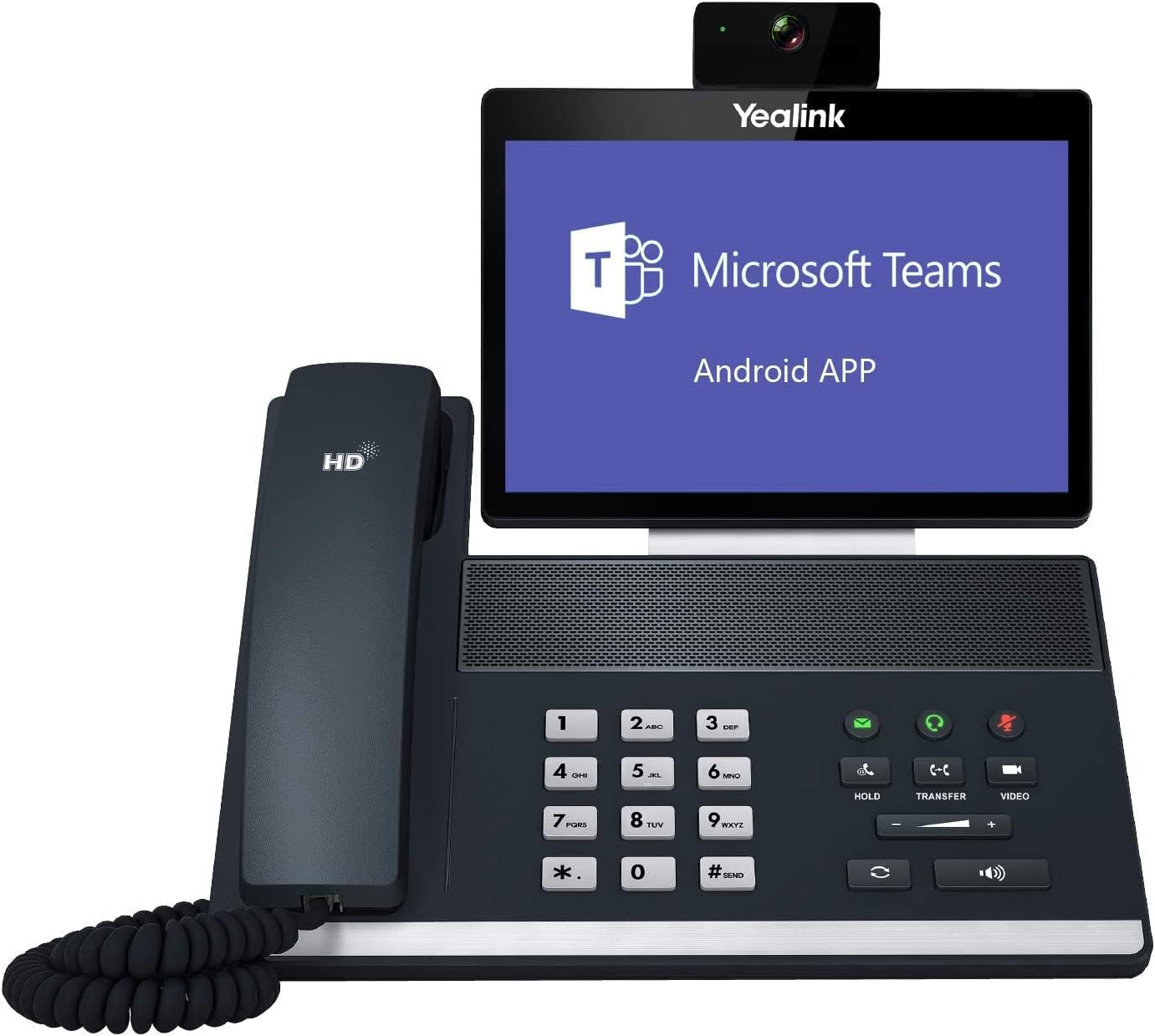 The VP59 video phone integrates voice and video solutions for personal desks. The 8-inch multi-point touch screen and the native Teams interface provide a rich visual presentation and easy menu navigation, which helps reduce the learning curve. Users can start and answer phone calls simply, quickly join and control Teams meetings, and enjoy Teams collaboration at ease with the VP59.